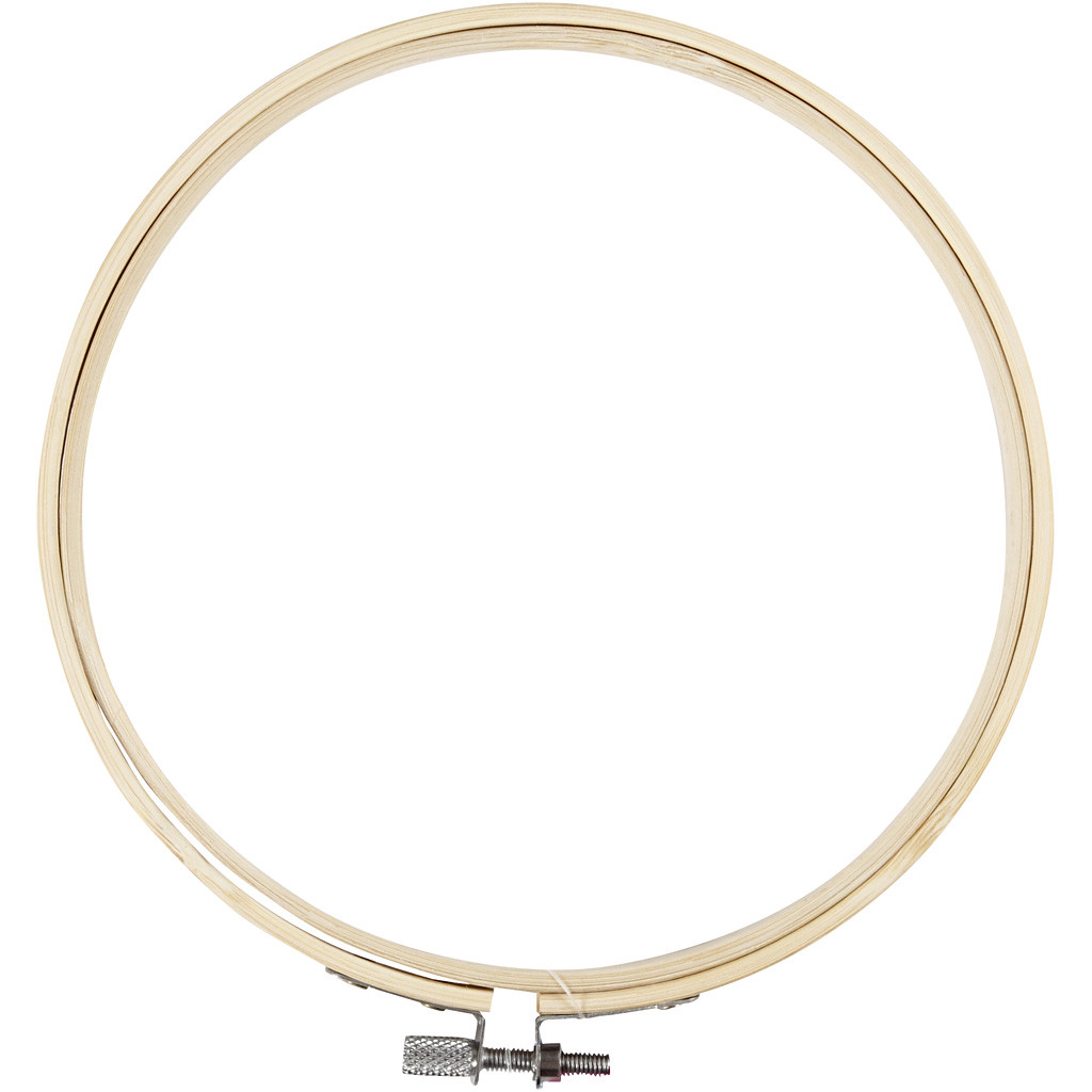 Vyšívací rám drevený 15 cm, 1 ks