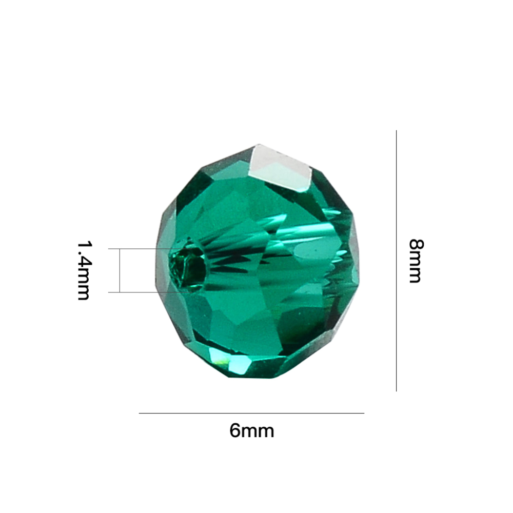 Mix sklenených korálok v krabičke, 8x6mm, 300 ks