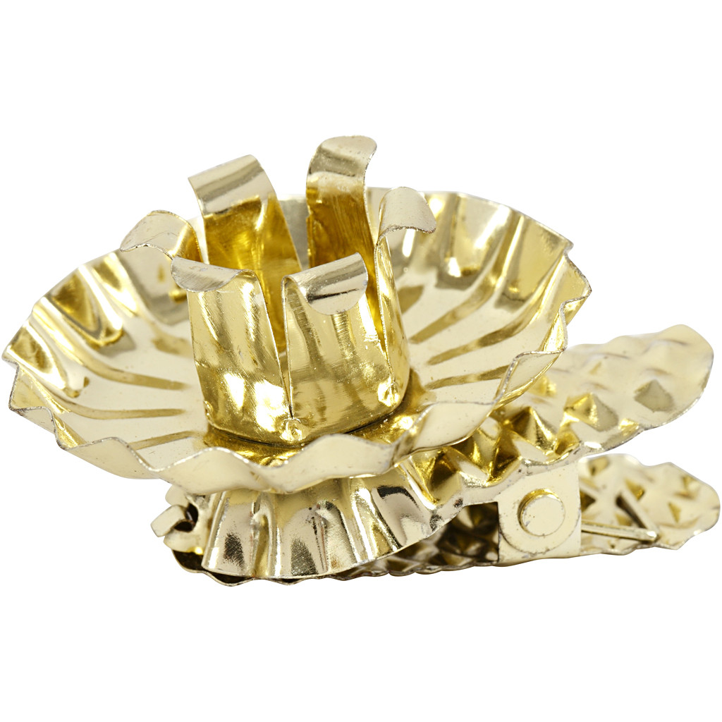 Klip na sviečky 4 cm, 8 ks