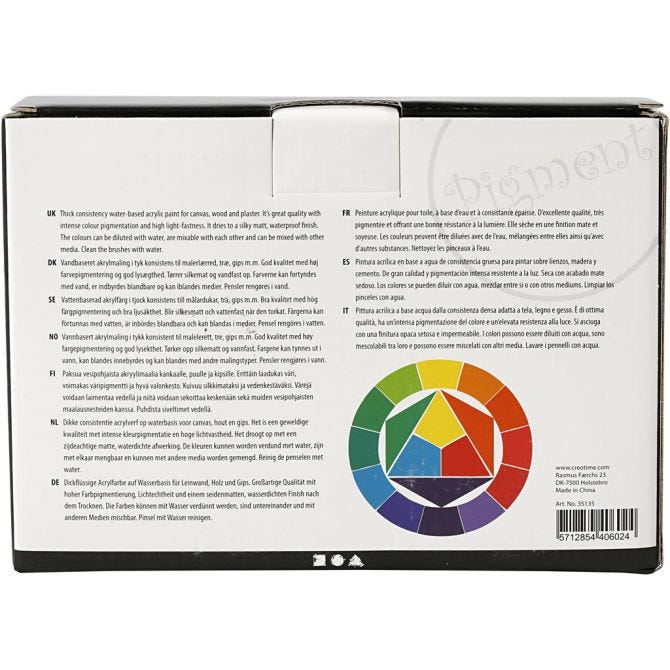Pigment Akrylová farba 5 x 75 ml