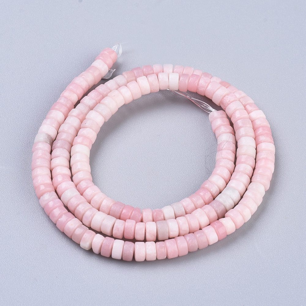 Ružový Opál Korálky 4x2mm, 160 ks