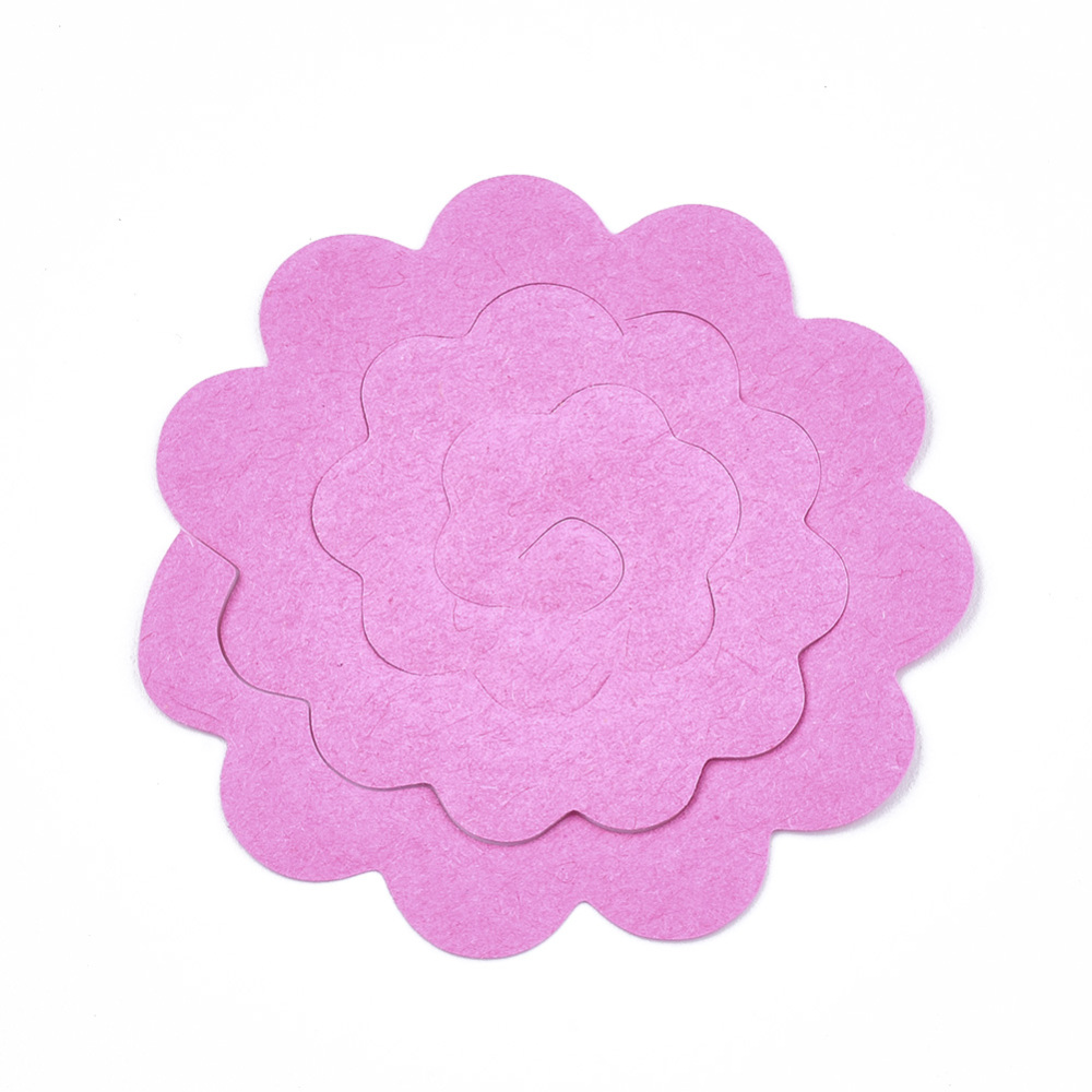 Quilling pásiky na kvetinky 52-75x52-69mm, 20ks / sada