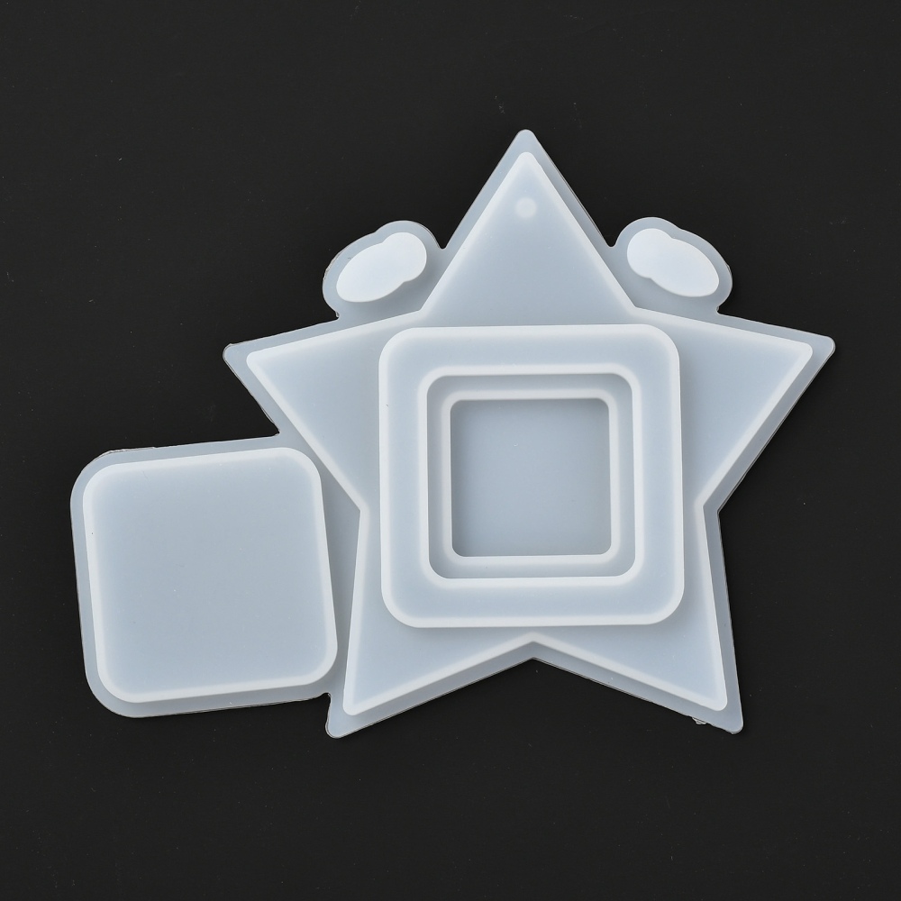 Silikónová forma Rám hviezda 145x180x6mm, 1ks