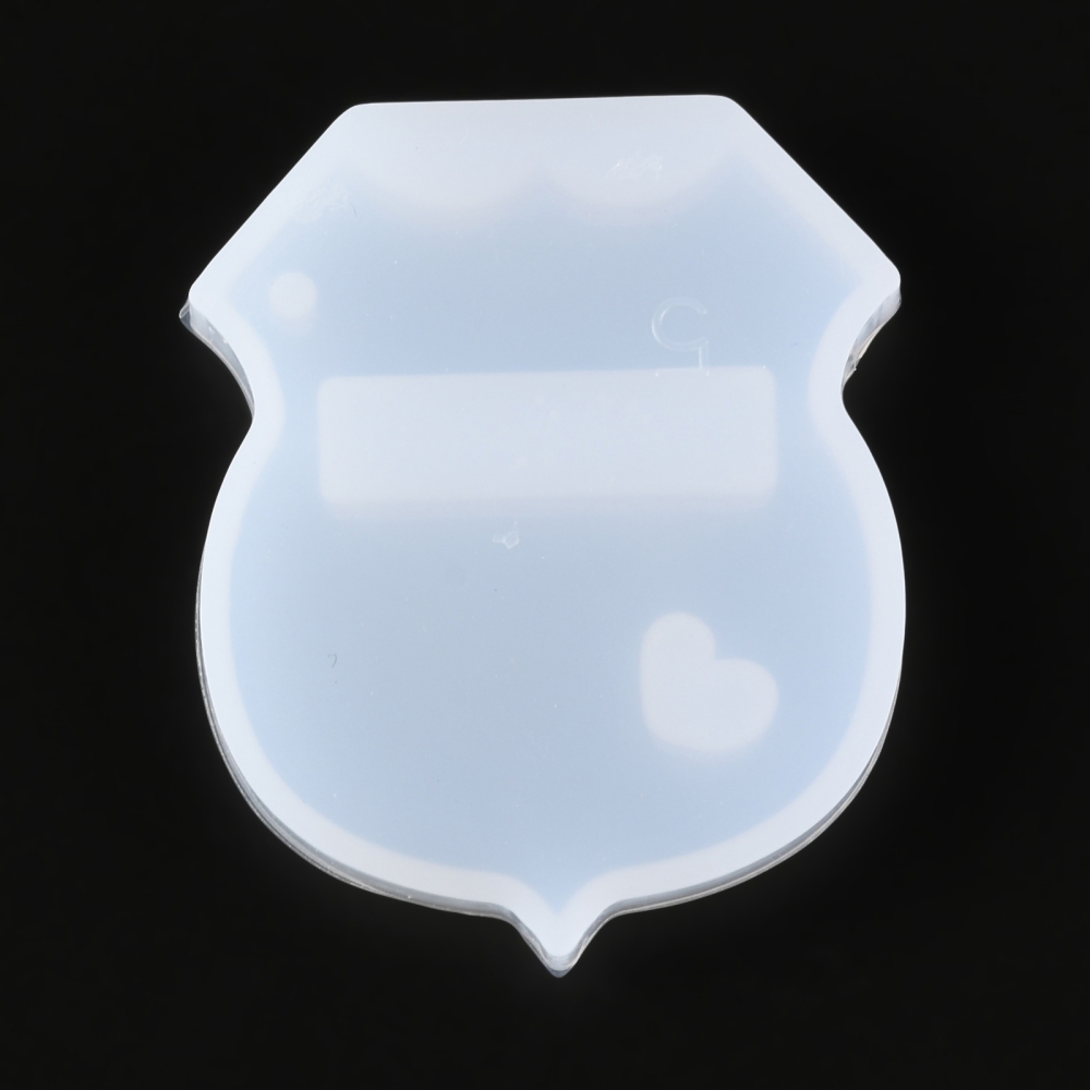 Silikónová forma Prívesok 57x47x8.5mm, 1 ks