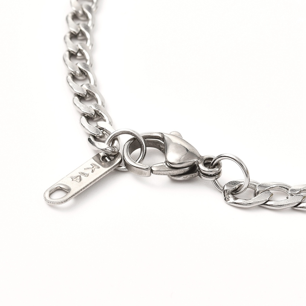 Retiazka náhrdelník 44cm a náramok 18,5cm z nerezovej ocele, 1 set