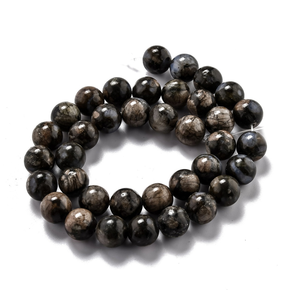 Africký Opál Korálky 10.5mm, 37 ks