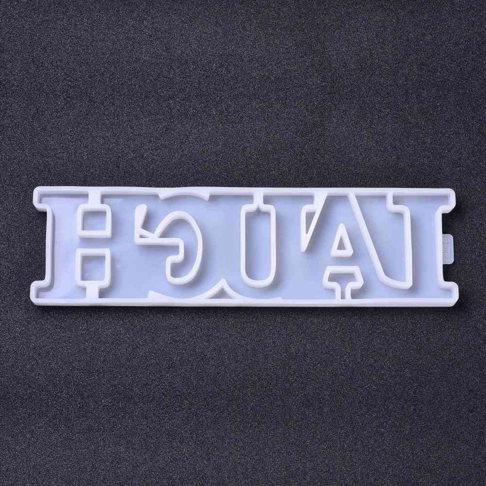 Silikónová forma Nápis LAUGH 270x75x12mm, 1 ks