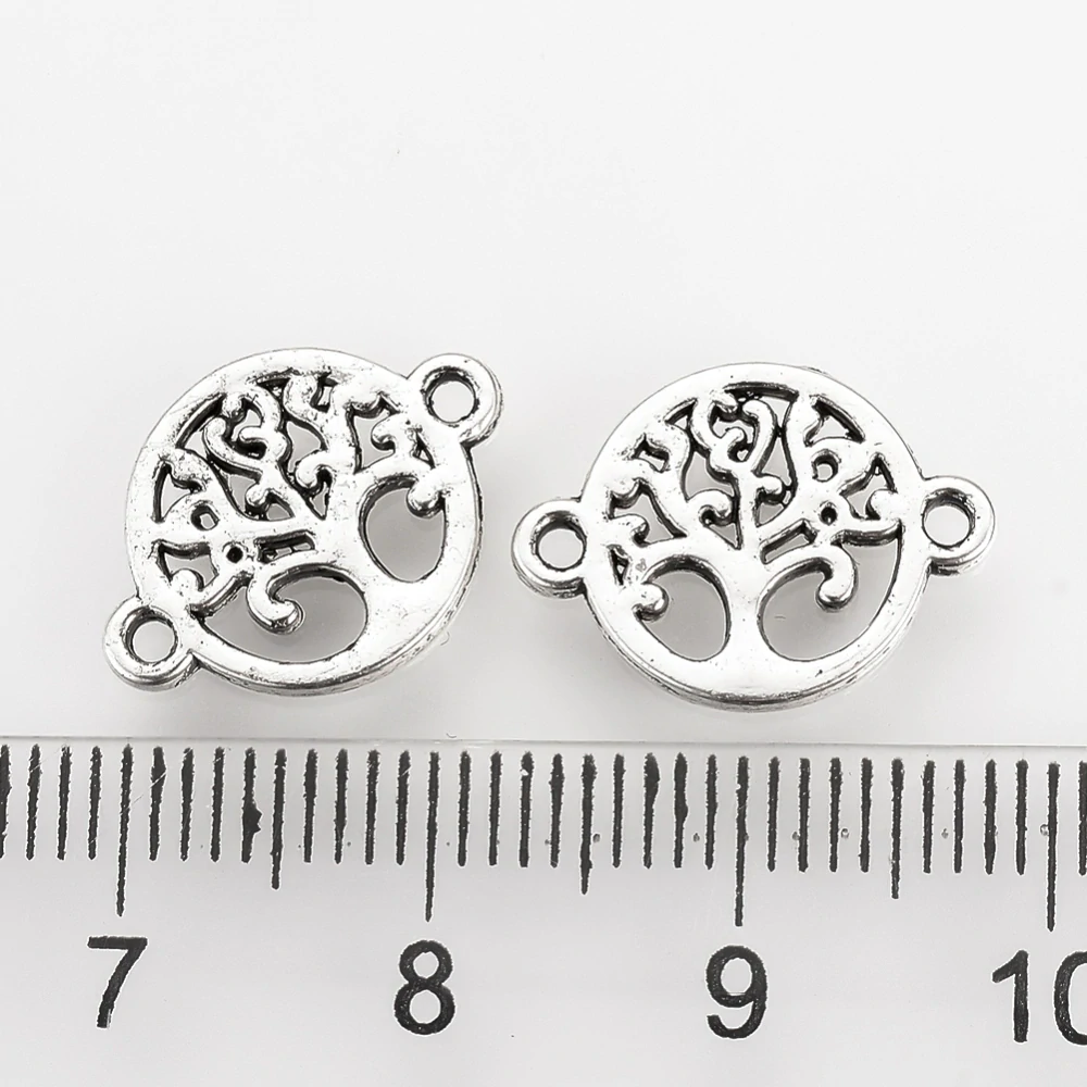 Ramienko Strom života (bezolovnatý, bez niklu a kadmia) 16x12x1.5mm, 10 ks