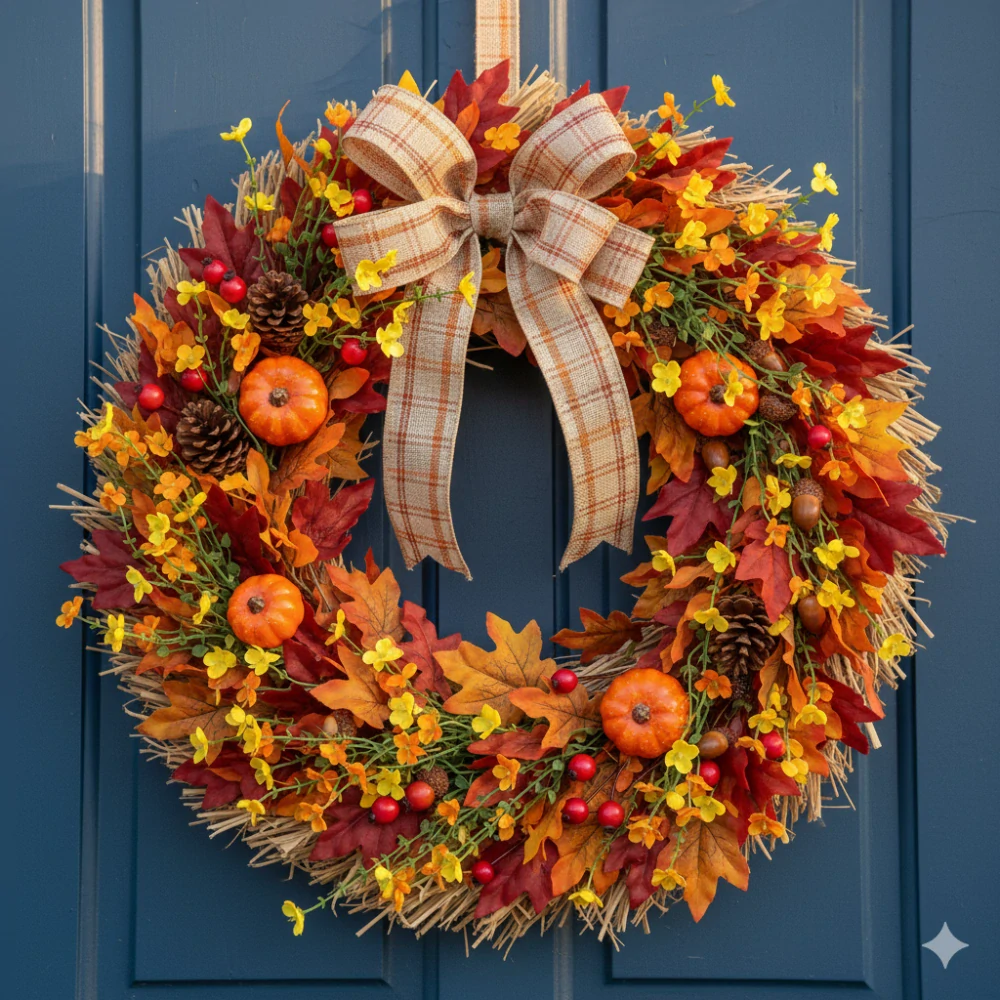 Umelý kvet Žltá Nezábudka 35 cm, 1 kytica