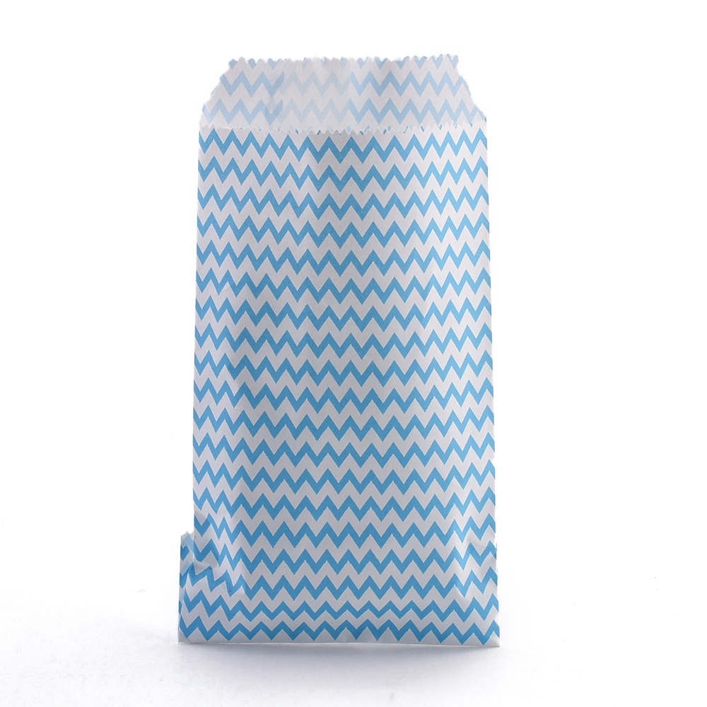 Papierové vlnkované vrecko 15x8.3x0.02cm, 10 ks