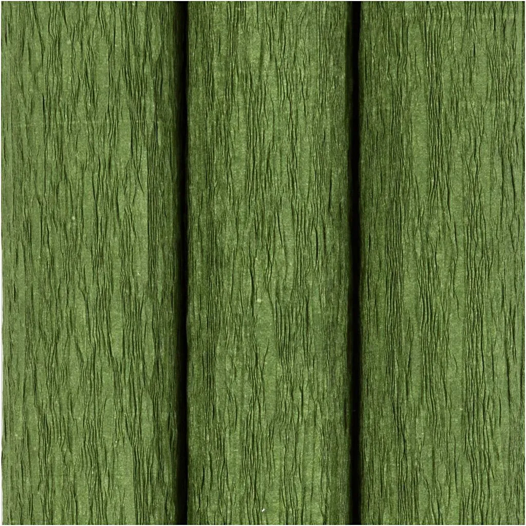 Krepový papier Zelená 25x60 cm, 3 ks