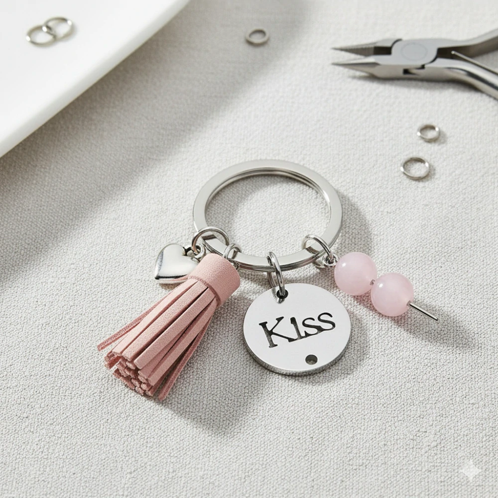 Konektor Kiss z nehrdzavejúcej ocele 11.5x1mm, 1 ks