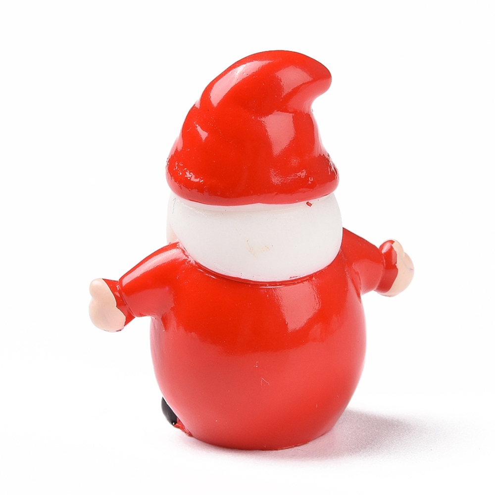 Plastové vianočné ozdoby Santa Claus 37.5x32.5x21mm, 1 ks