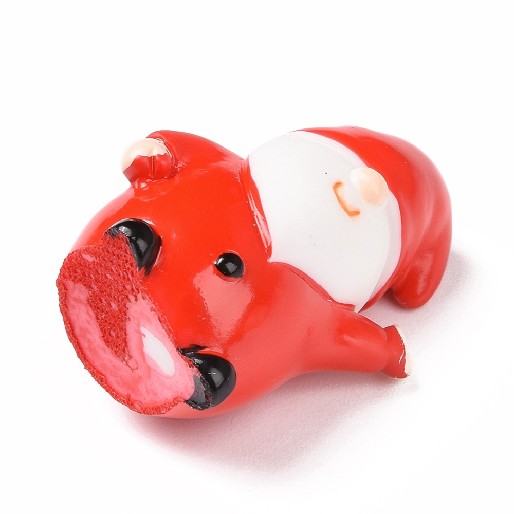 Plastové vianočné ozdoby Santa Claus 36.5x29x21.5mm, 1 ks