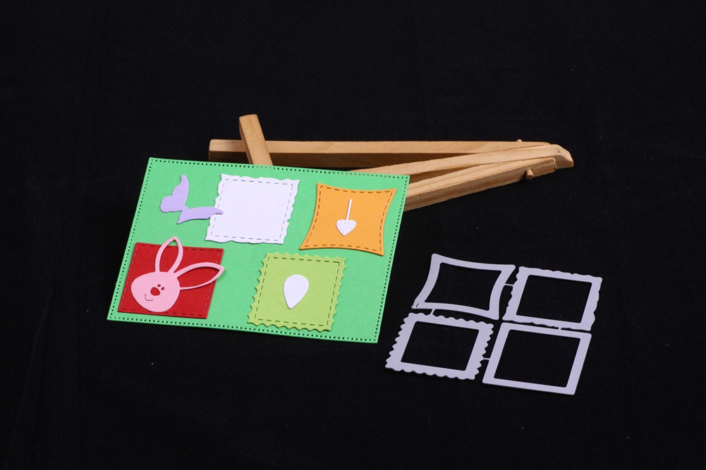 Vyrezávacia šablóna Rámy 81x81x0.8mm, 1 ks