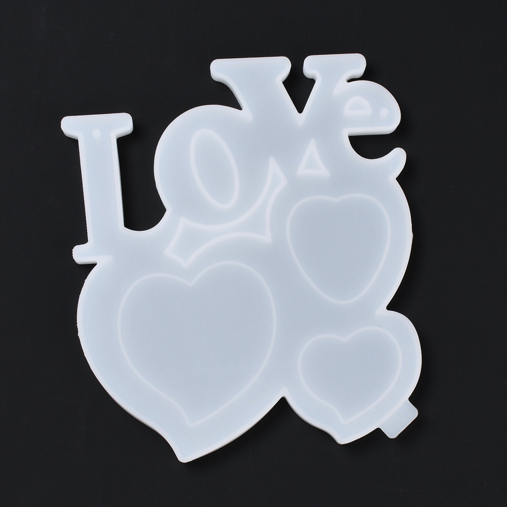 Silikónová forma Love s rámikmi 204x173x9mm, 1 ks