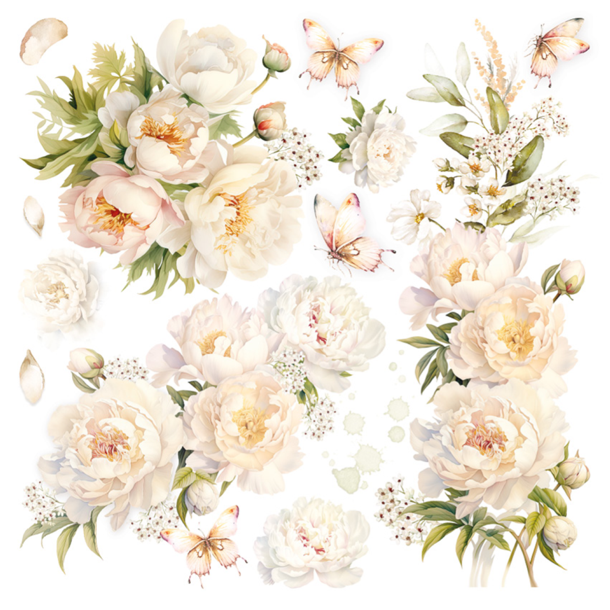 Vellur papier ALWAYS & FOREVER 15 x 15cm, 6 ks