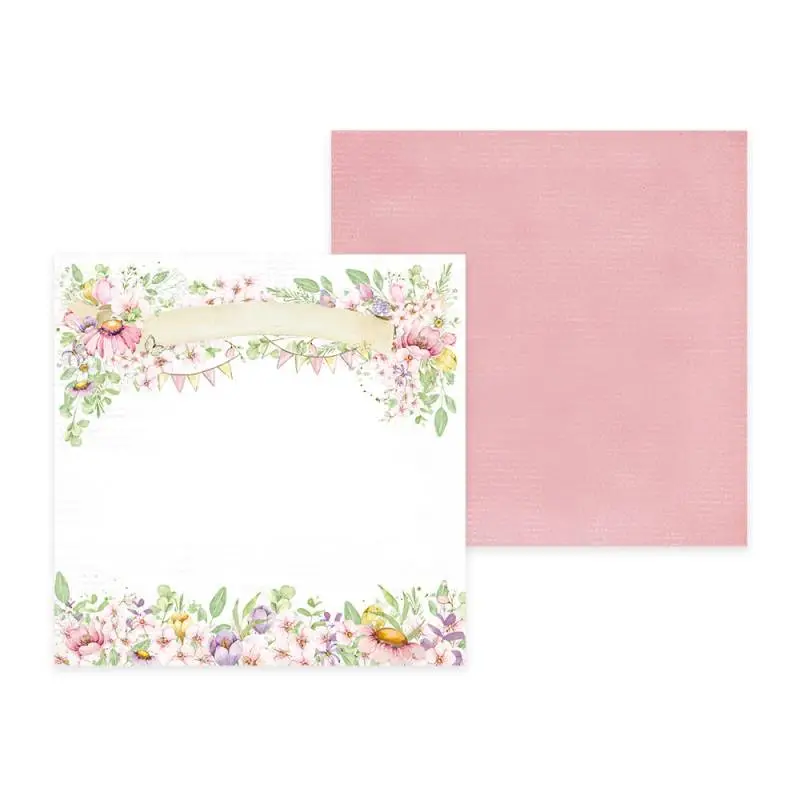 Blok scrapbook papierov Spring is calling 15.3x15.3cm, 24 ks + 2 bonusové