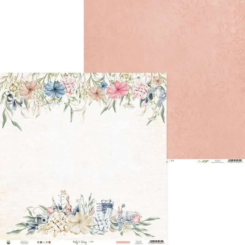 Blok scrapbook papierov Lady's Diary 30,5x30,5cm, 12 ks + 2 bonusové
