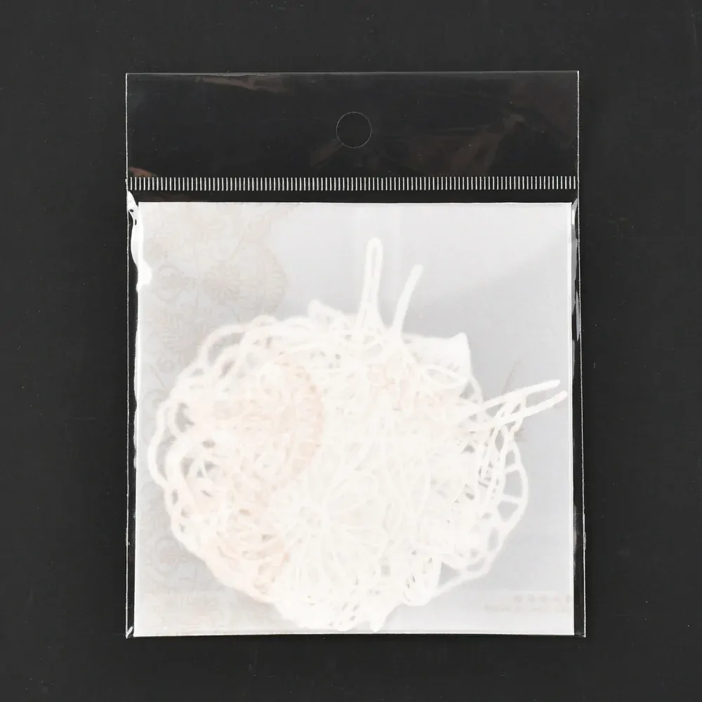 Papierové výrezy Kvety 6-8.75x4.7-7.2x0.01cm, 10ks/bal.