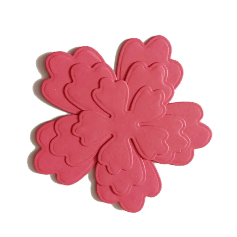 Vyrezávacia šablóna Kvet Sakura 108x88x0.8mm, 1 ks