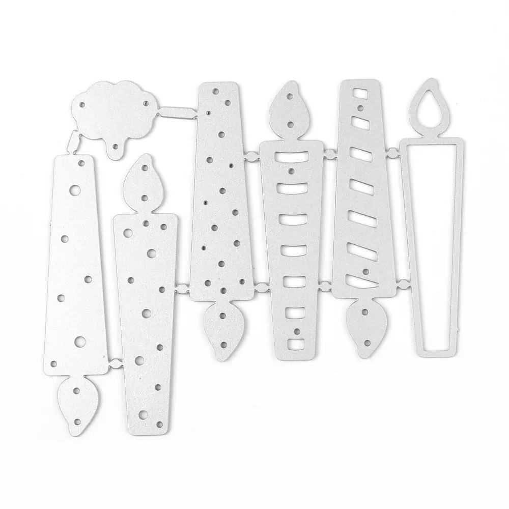 Vyrezávacie šablóny Sviečky 99x85x0.8mm, 1 ks