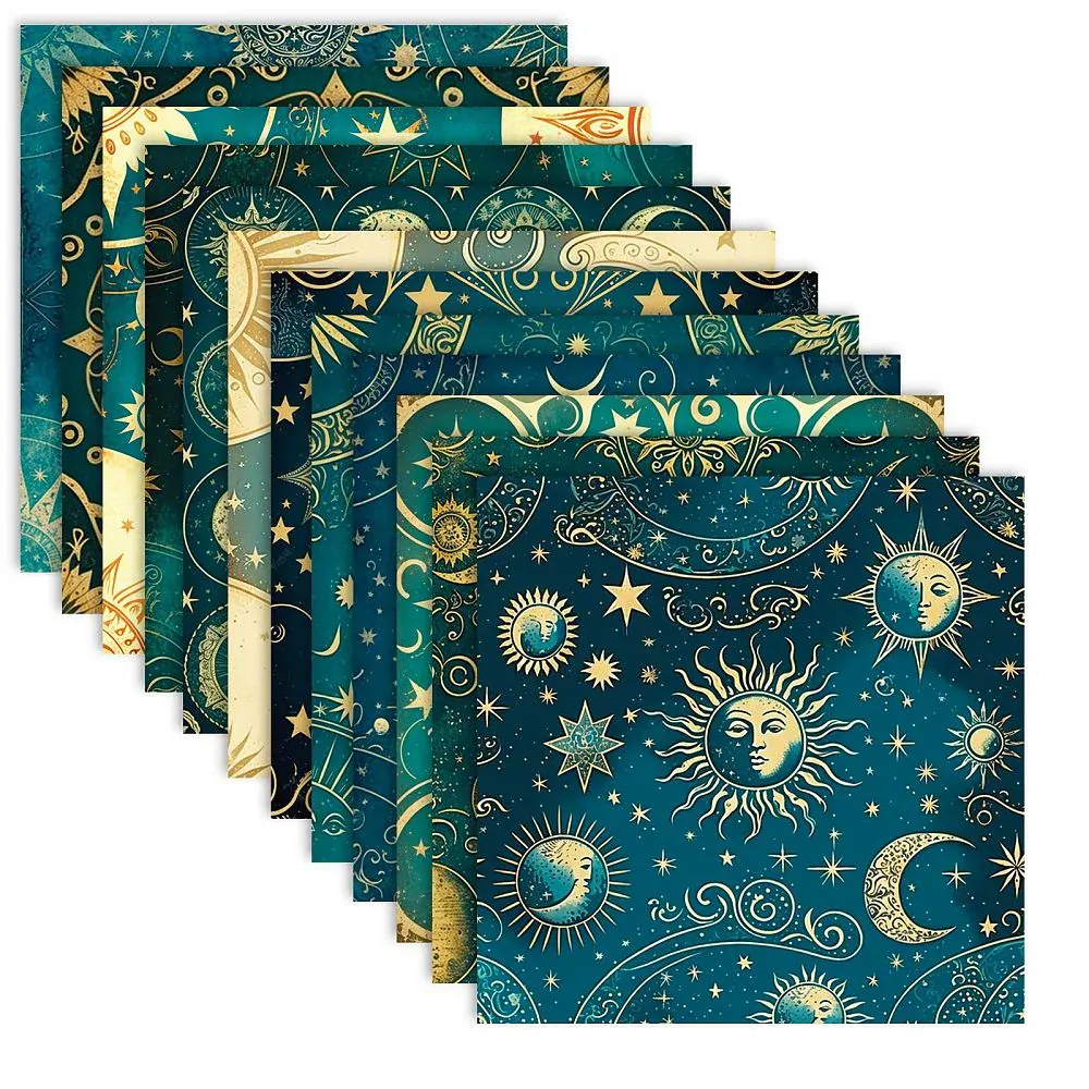 Scrapbook Papier Slnko, 153x153x0.1mm, 12ks/bal.
