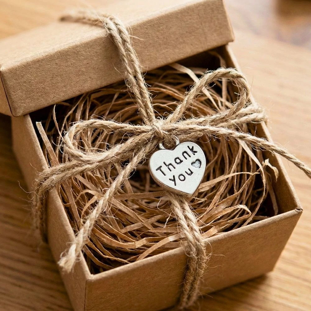 Kovový prívesok Thank you 12x10x2mm, 10 ks