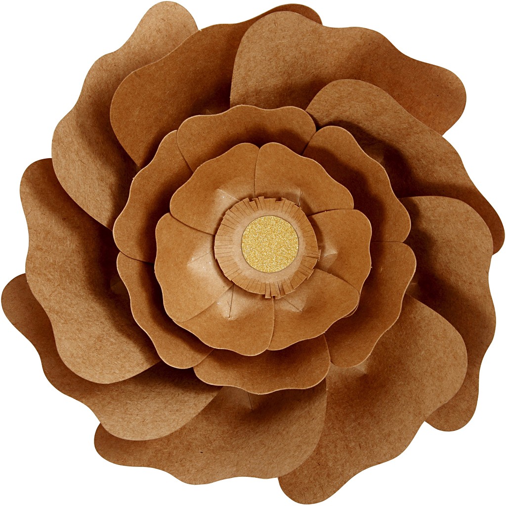 Papierový kvet 15 + 25 cm, 2 ks