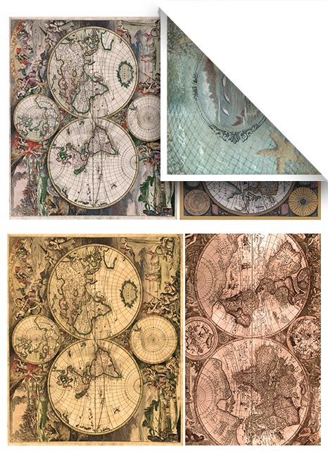 Sada Nautical scrapbook papierov 6 ks