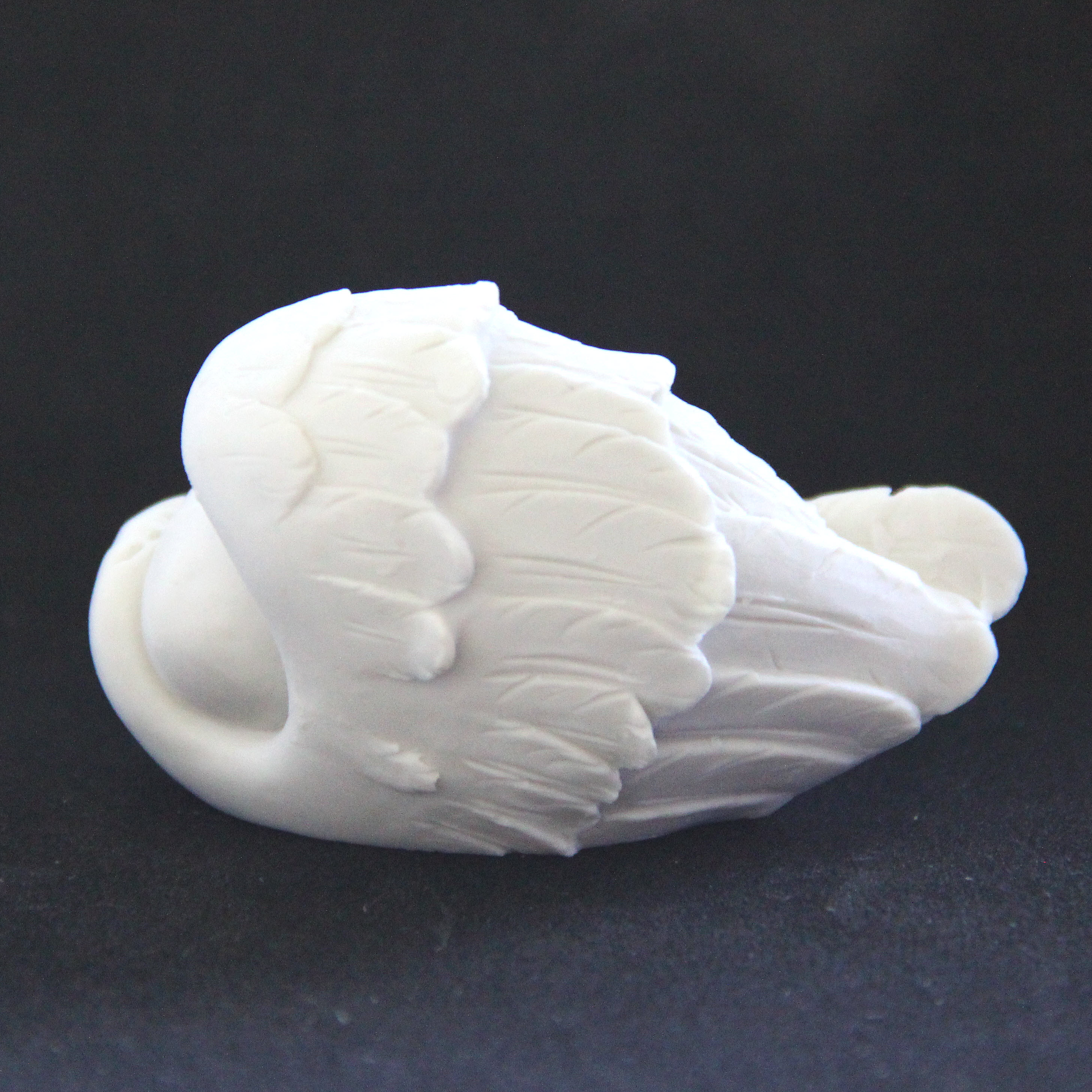 Sadrový anjel 7x4,5 cm, 1 ks
