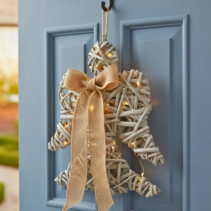 Prútený anjel 30cm, 1 ks