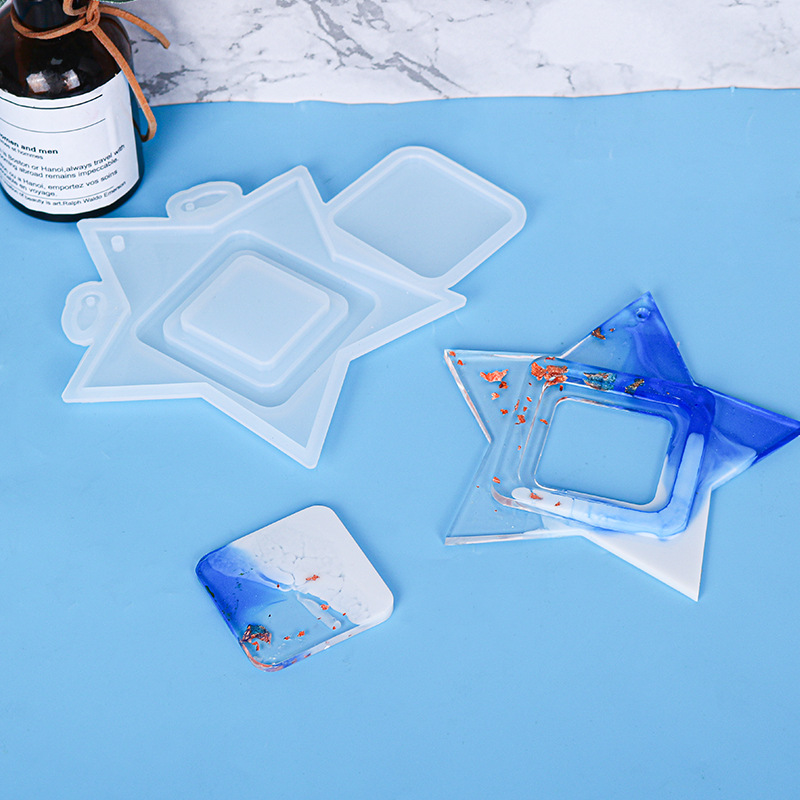 Silikónová forma Rám hviezda 145x180x6mm, 1ks