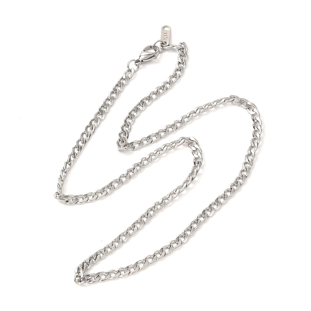 Retiazka náhrdelník 44cm a náramok 18,5cm z nerezovej ocele, 1 set