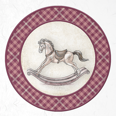 Sada ryžových papierov Hračky 14,8x14,8 cm, 6 hárkov