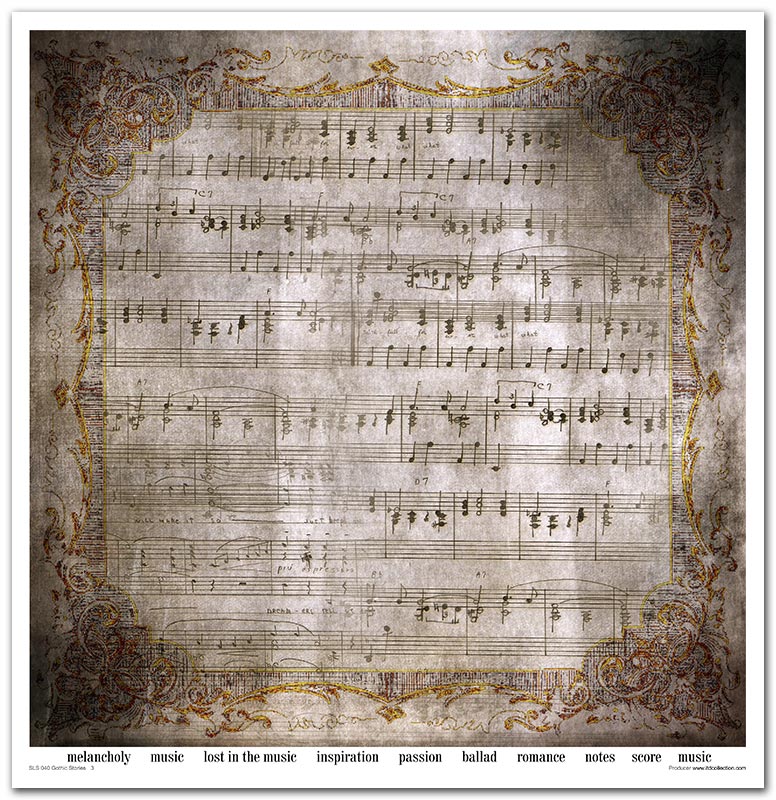 Sada scrapbook papierov Gothic Stories 30x30cm, 10 ks