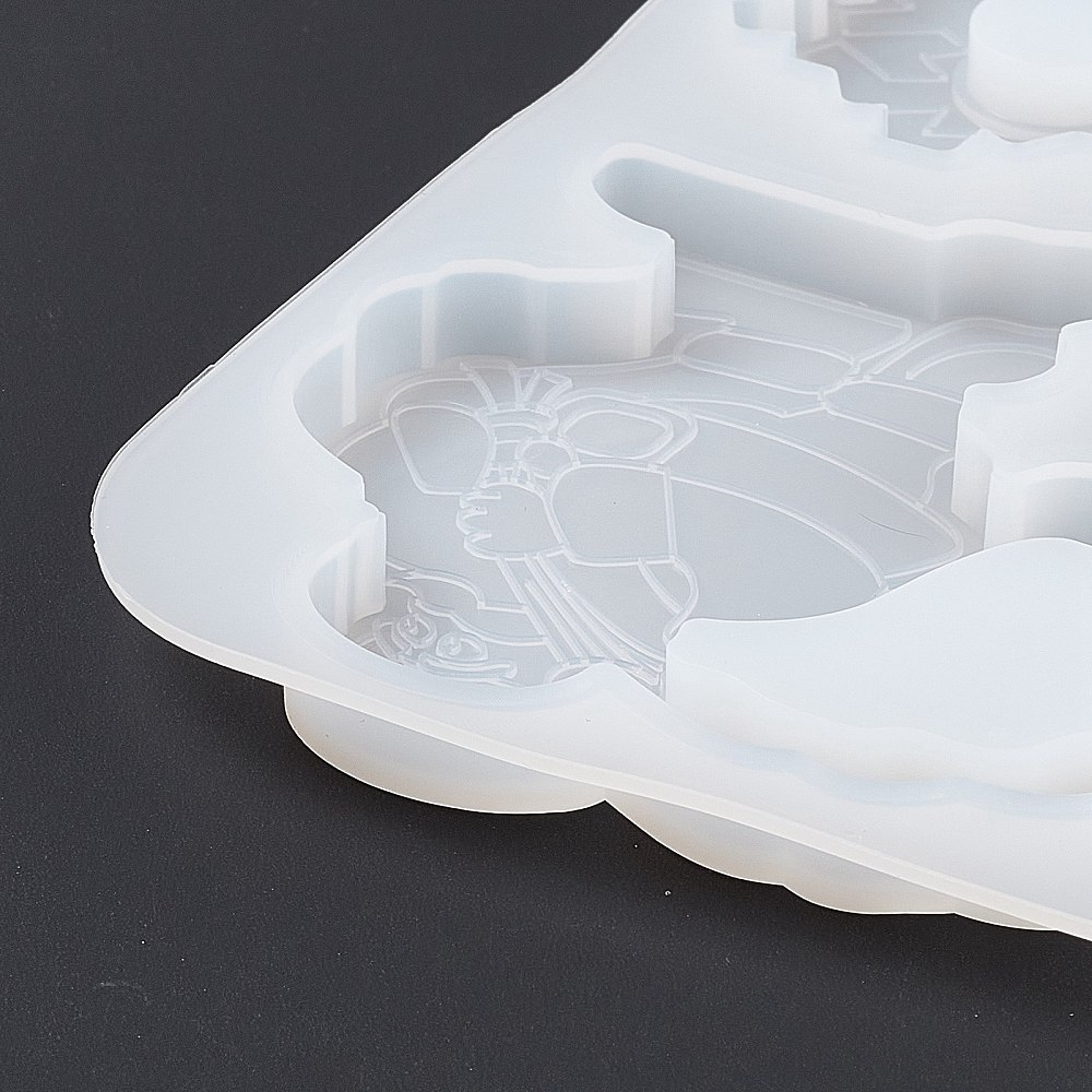 Silikónová forma Vianočné ozdoby 143x287x8mm, 1 ks