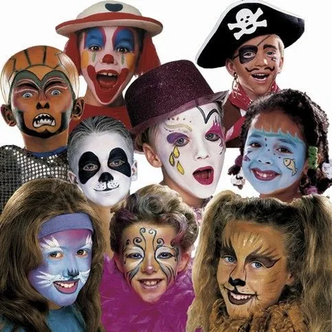 Eulenspiegel Metall Palette - Sada Farieb na Tvár s Návodmi