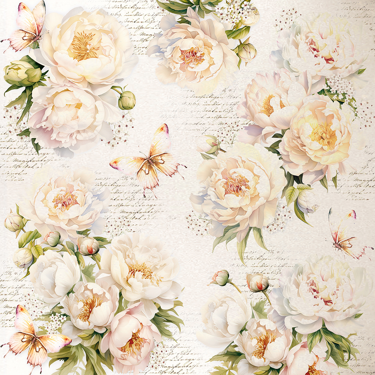 Trblietavý papier ALWAYS & FOREVER Deluxe 15x15 cm, 5 ks