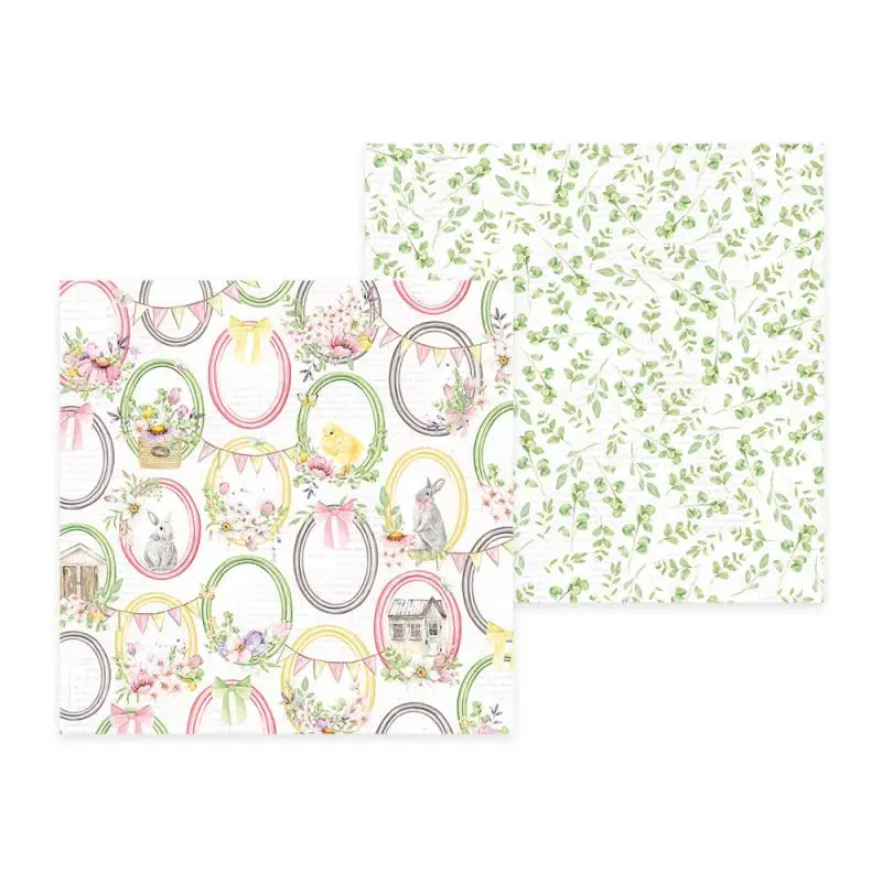 Blok scrapbook papierov Spring is calling 15.3x15.3cm, 24 ks + 2 bonusové