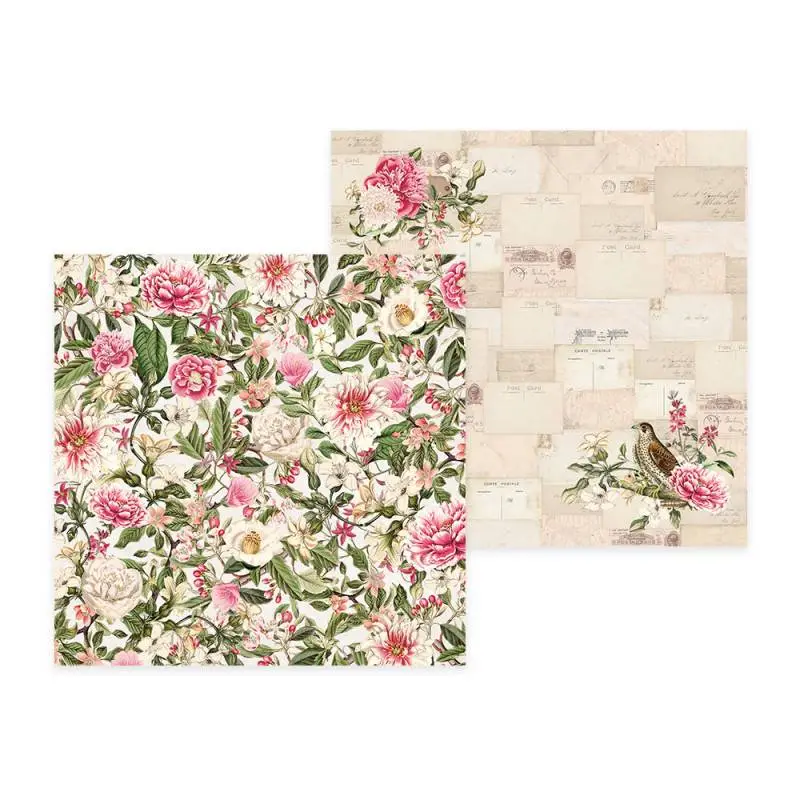 Blok scrapbook papierov Dear Love 15.3x15.3cm, 24 ks + 2 bonusové