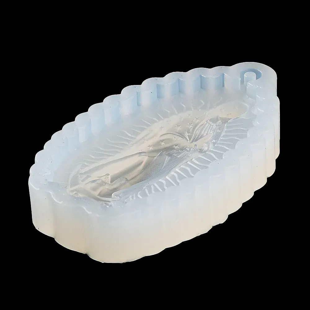 Silikónová forma prívesok Panna Mária 82x47x14mm, 1 ks