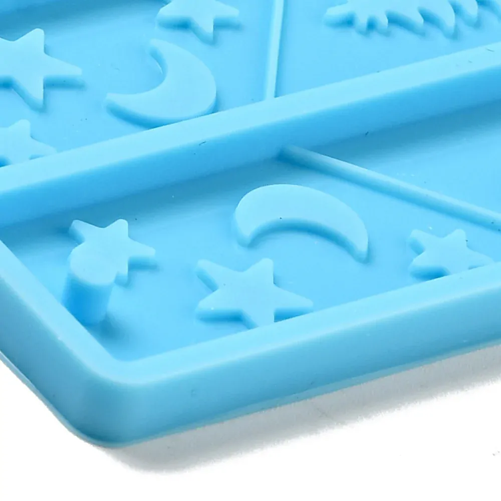 Silikónová forma Prívesok Noc 63x34x4mm, 1 ks