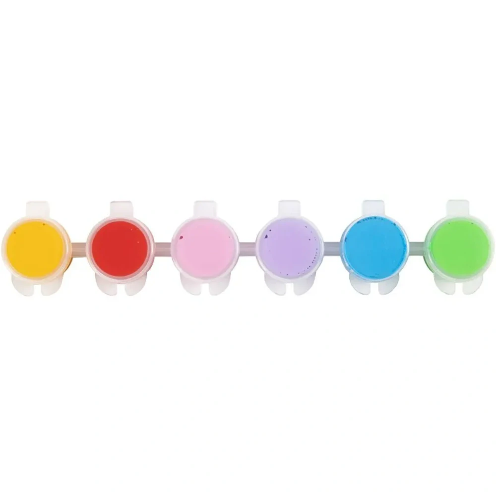 Plus Color Akrylové Farebné farby v praktických kelímkoch 6x5ml, 1 bal.