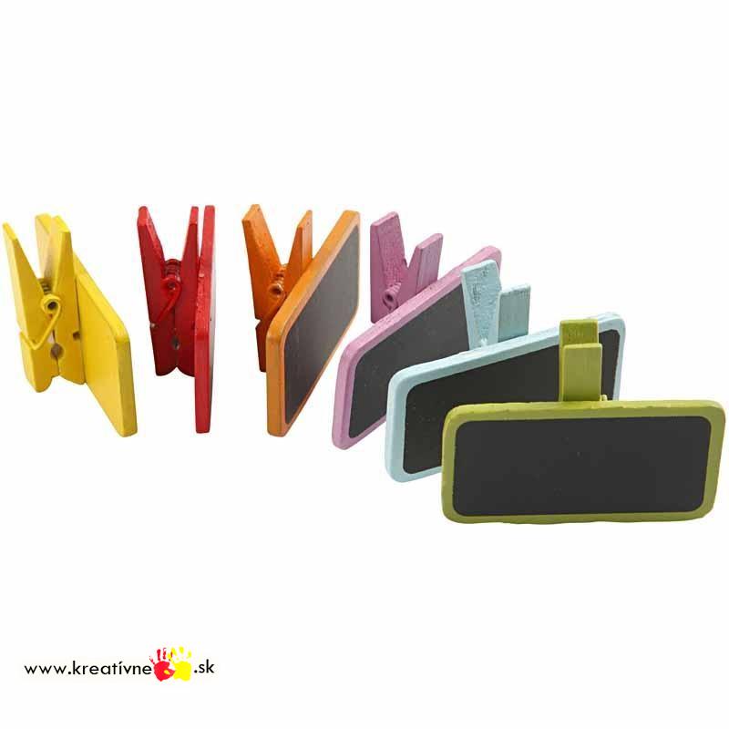 tabuľa so štipcom 6 ks