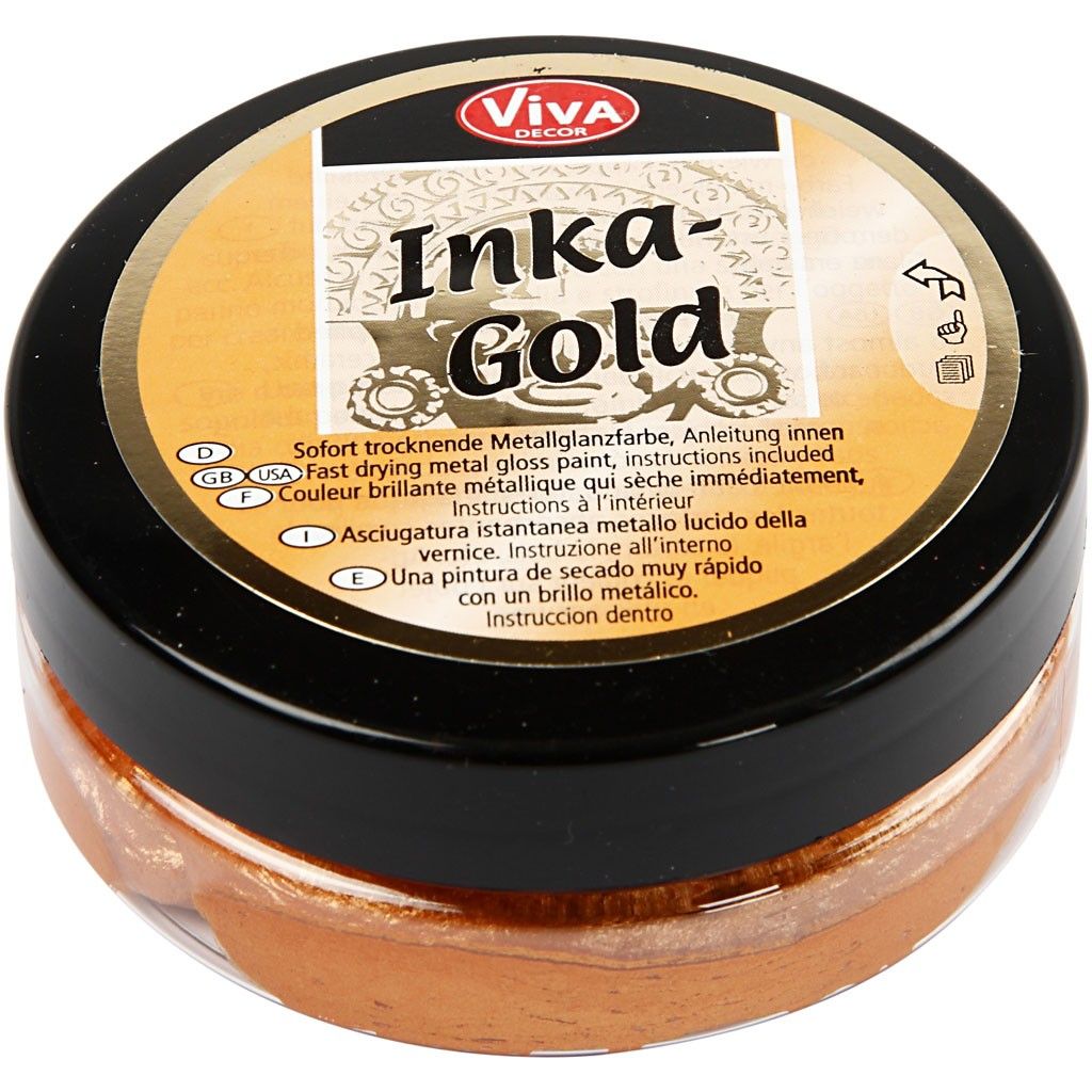 Metalické farby Inka Gold 50ml