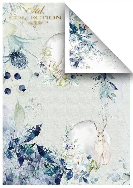 Sada Ice porcelain scrapbook papierov 6 ks
