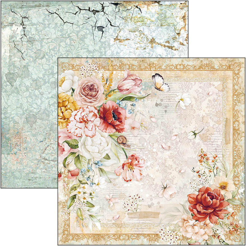 Sada papierov na motívy rozprávky o Princeznej 30.5cm x 30.5cm, 8 ks