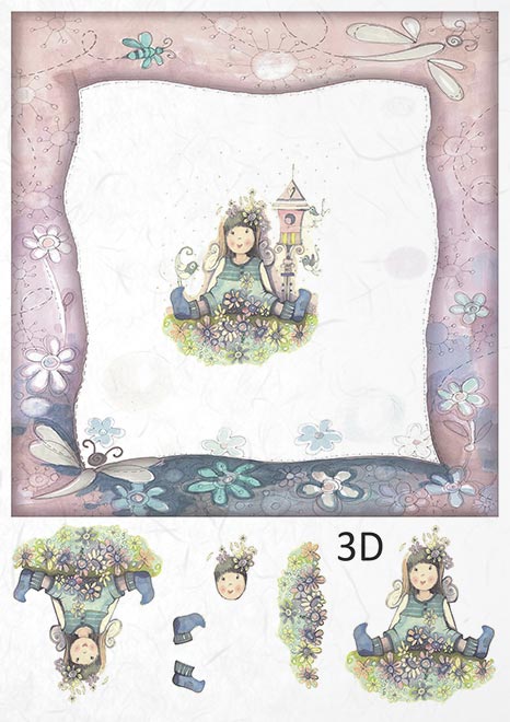 Kreatívny set Detský anjel ryžového papiera