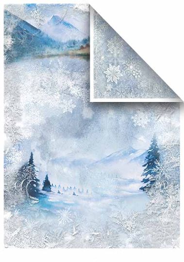 Sada Winter scrapbook papierov 6 ks